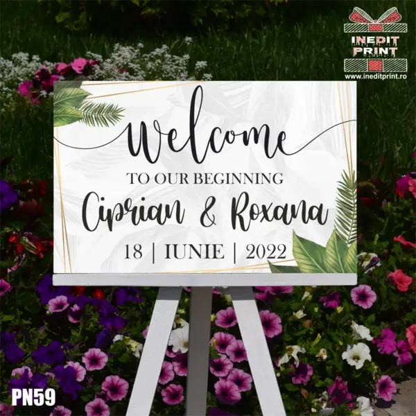 Placuta intampinare personalizata PN59