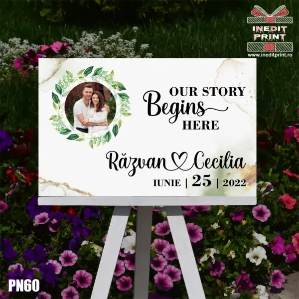 Placuta intampinare personalizata PN60 55x25cm