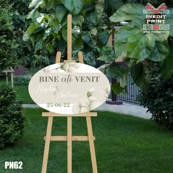 Placuta intampinare personalizata PN62