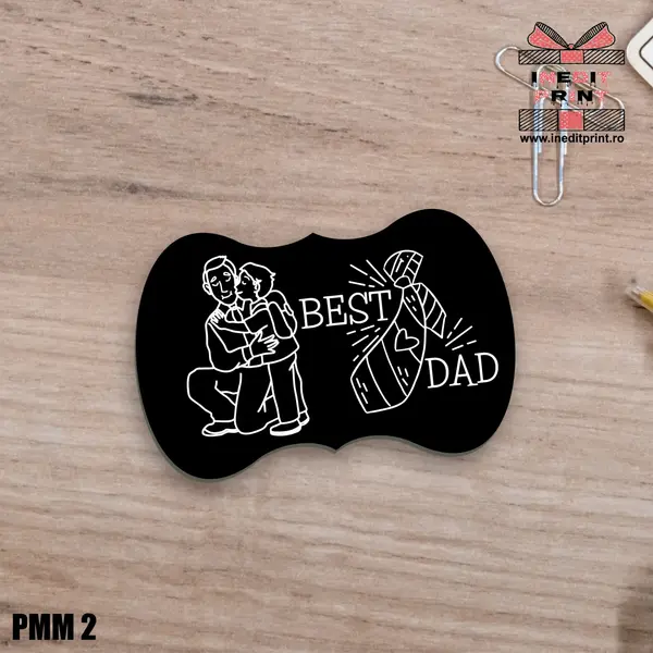 Placuta Mesaj Best Dad PMM2
