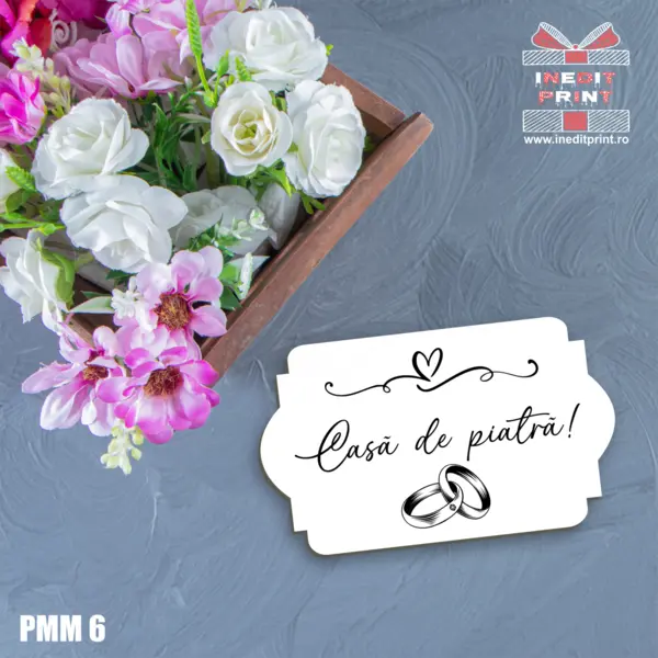 Placuta Mesaj Casa de piatra PMM6