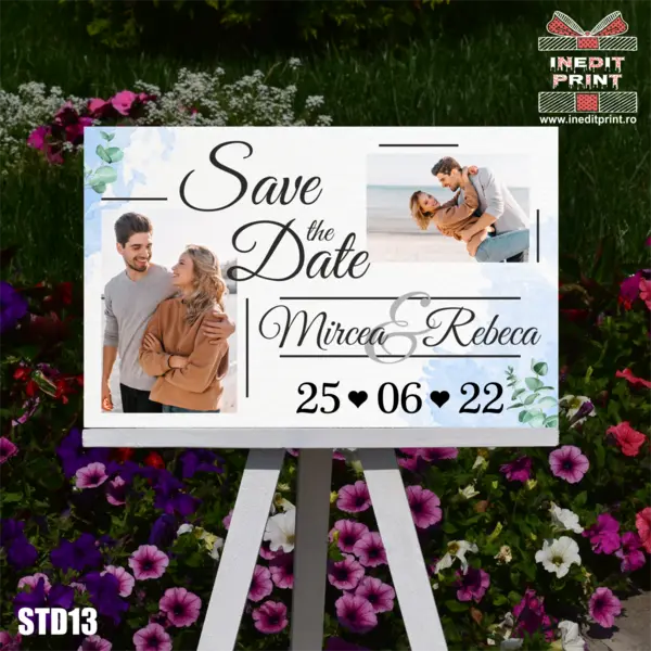 Placuta personalizata Save the Date STD13