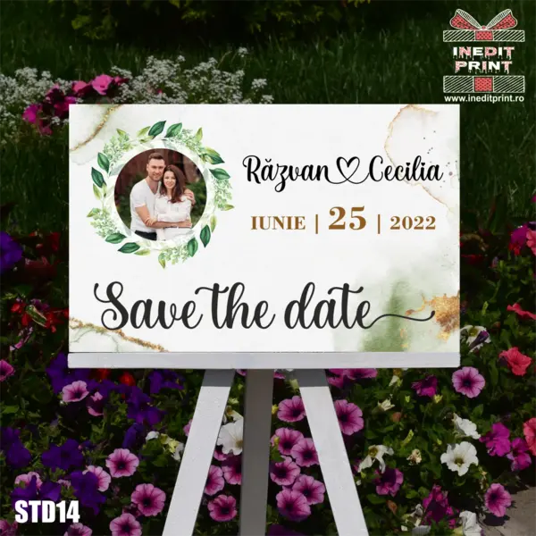 Placuta personalizata Save the Date STD14