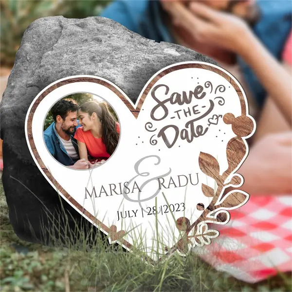Placuta personalizata Save The Date STD19 20x22cm
