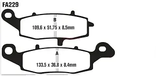 Placute frana EBC FA229