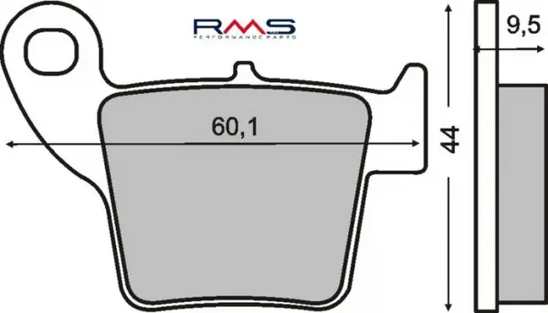 Placute frana Honda CRF 250-450 02- 05 CR 125-250 02- 05