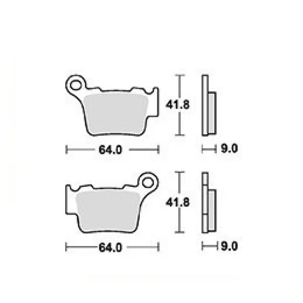 Placute frana KTM BMW Husqvarna MCB743SI