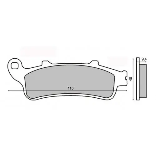 Placute frana MCB705SH