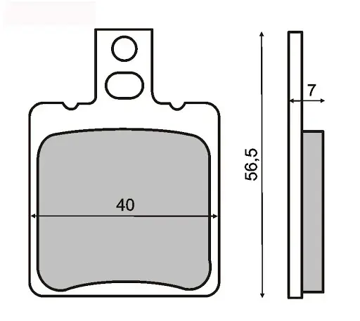 Placute frana (Sinter) Aprilia SR 97- 08