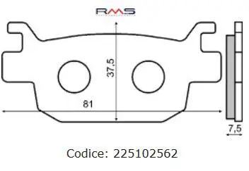 Placute frana (Sinter) Honda SH300 03-
