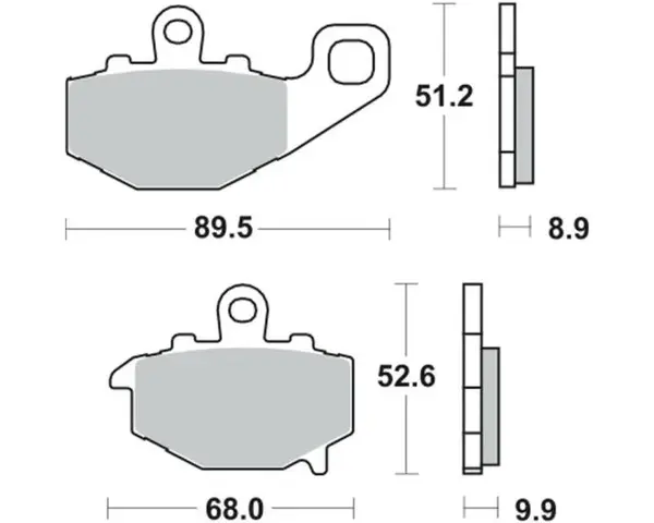 Placute frana sinter TRW MCB662SH