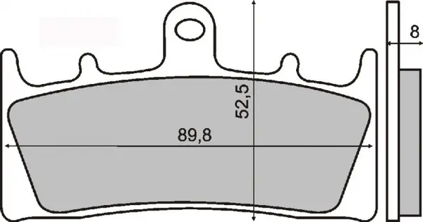 Placute frana Suzuki GSX 1400 01- 05
