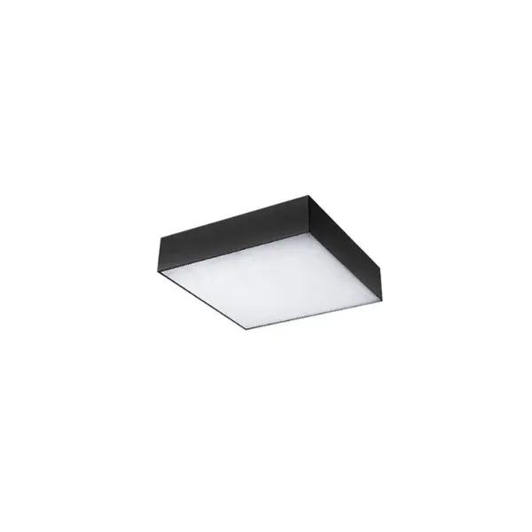 Plafoniera CARENTES SQUARE 40CM - Negru / Lumina calda 3000K