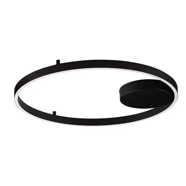 Plafoniera dimabila HEDRA - Ø 60cm / Negru