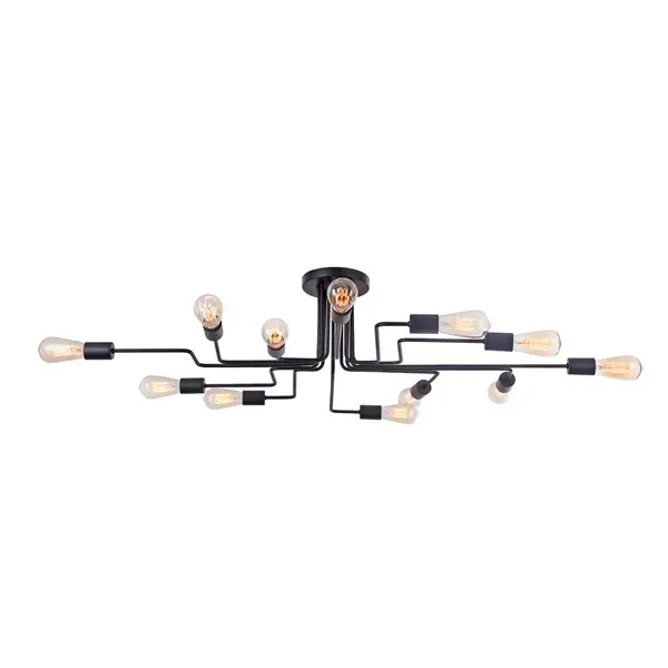 Plafoniera GILBERTO 88x123x22.7CM - Negru