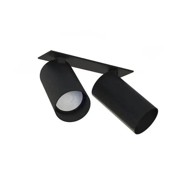 Plafoniera încastrata MONOS 2L - negru - PROMO STOC - Negru