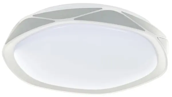 Plafoniera LED cu control inteligent Elbulgaria - Diamond, 4000T/400 GY, 48W, IP20, gri