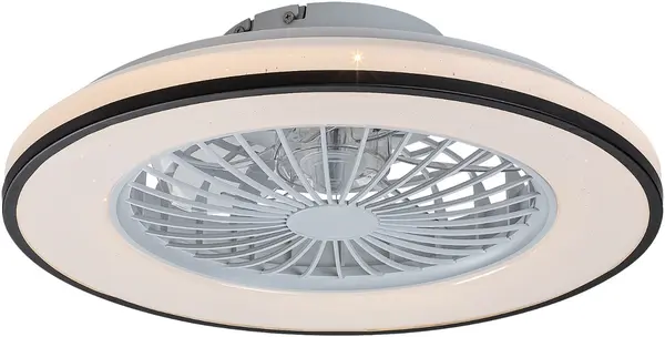 Plafoniera LED cu ventilator Rabalux - Dalfon2 71331, 48W, negru-alb