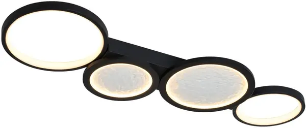 Plafoniera LED Rabalux - Aranis 71379, 40W, alb-negru