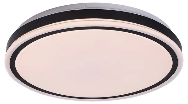 Plafonieră LED Rabalux - Corlet, 20W, 3000-6500K,cu telecomandă, negru