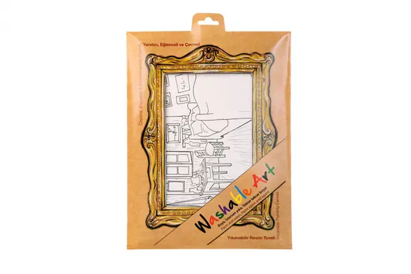 PlanE a Reutilizabila de Colorat , Washable Art , Vincent van Gogh: , zCamera la Arles, , 25 A 35 cm