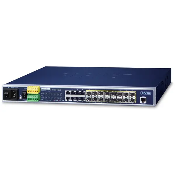 Planet PLANET MGSW-24160F switch-uri Gestionate L2+ Gigabit Ethernet (10/100/1000) Power over Ethernet (PoE) Suport 1U Albastru
