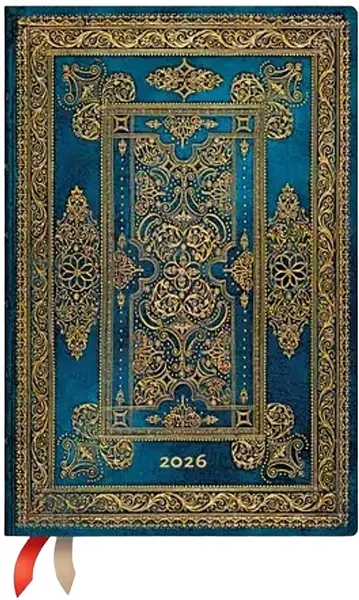 Planner Paperblanks Blue Luxe - Mini Verso, 80 foi, 2026