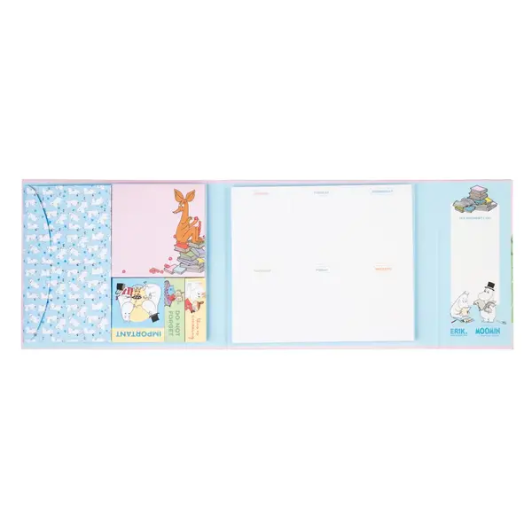 Planner Saptamanal si Sticky Notes Moomin