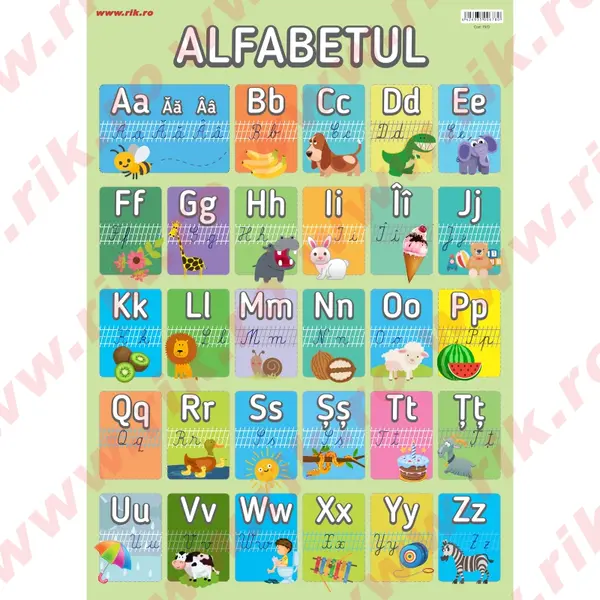 Plansa alfabet A3