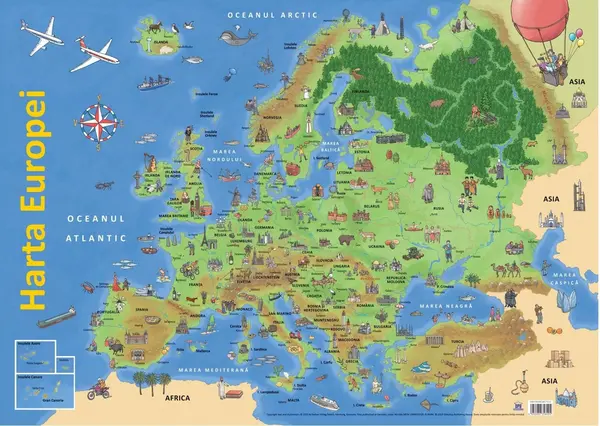 Plansa. Harta Europei