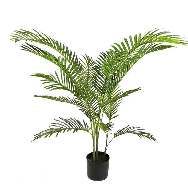 Planta decorativa Areca I in ghiveci verde plastic PP H120 cm