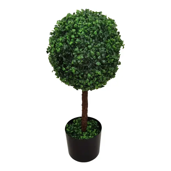 Planta decorativa cu ghiveci, Bolla I, Plastic, Verde, 30x65 cm