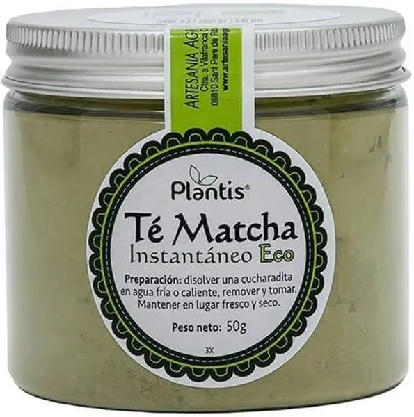 Plantis Pudră de ceai instant matcha organic, 50 g, Artesania Agricola