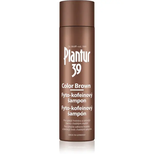 Plantur 39 Color Brown sampon pe baza de cafeina pentru nuante de par castaniu 250 ml