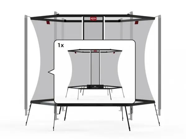 Plasa siguranta 6 stalpi trambulina 330