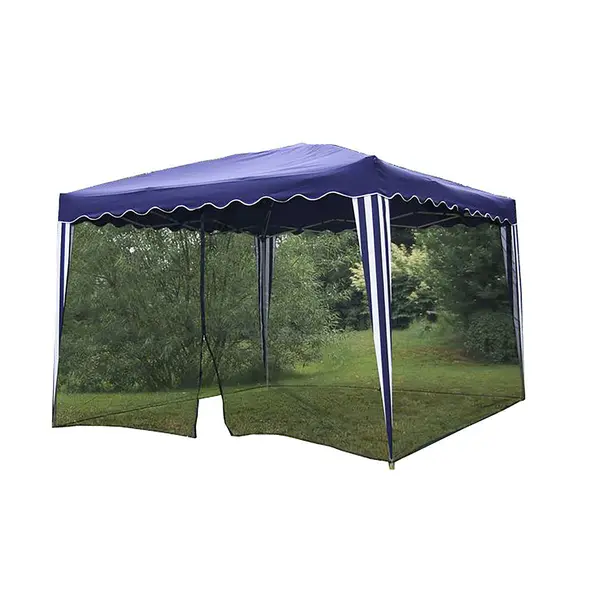 Plasa tantari muste pentru Pavilion 3x3M - 12 m lungime - culoare negru