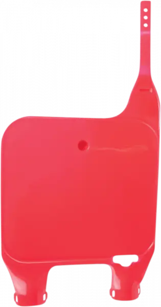 Plastic numar Honda fata, culoare rosu