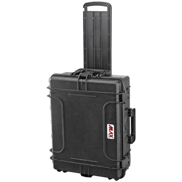 Plastica Panaro Hard Case Panaro MAX540H190STR cu Roti Si Bureti Pretaiati, Negru