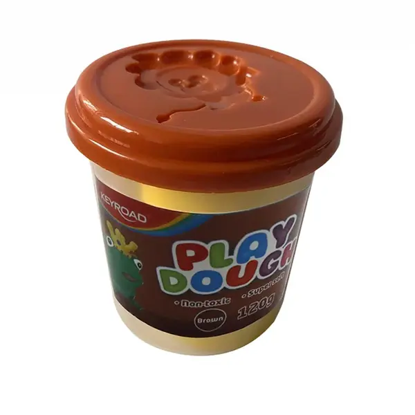 Plastilina 120g borcan,maro