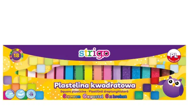 Plastilina 18 culori - Strigo | Strigo