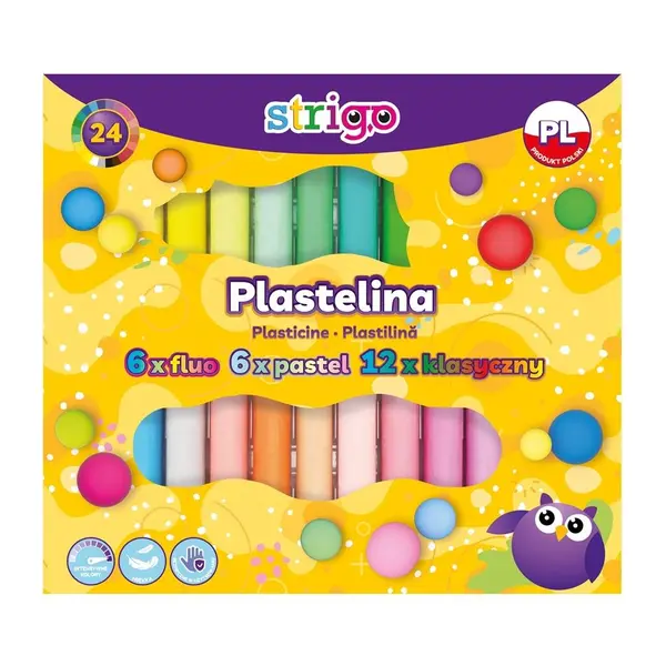 Plastilina 24 culori - Strigo | Strigo