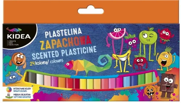 Plastilina aromata Kidea - 24 culori