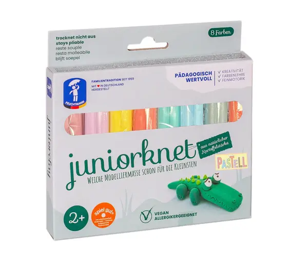 Plastilina non-toxica - 8 culori pastel