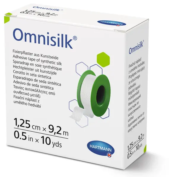 Plasture Omnisilk 1.25 cm x 9.2 m – Matase sintetica, Hartmann