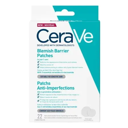 Plasturi anti-imperfectiuni, 22 bucati, CeraVe