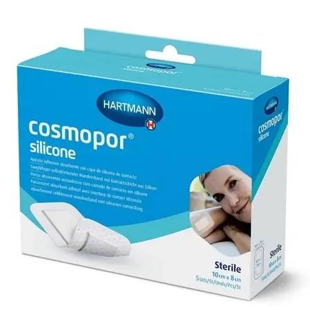 Plasturi Cosmopor Silicone 10x8 cm, 5 buc – Hartmann