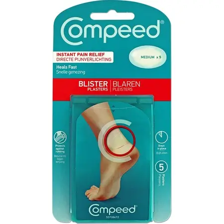 Plasturi medii pentru basici Blister Medium, 5 bucati, Compeed