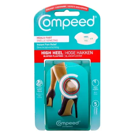 Plasturi pentru basicile provocate de pantofii cu toc, Compeed | 5 bucati