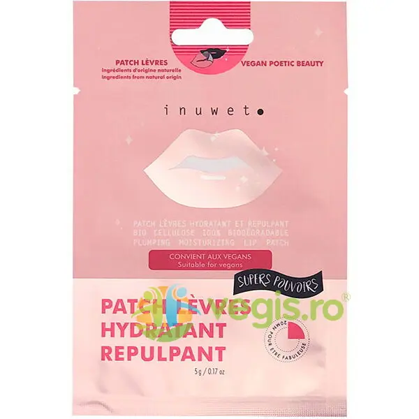 Plasturi pentru Buze din Bioceluloza cu Efect de Hidratare si Umplere 5g