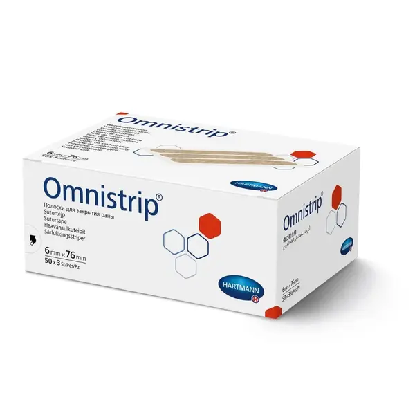 Plasturi pentru inlocuirea suturilor chirurgicale, Omnistrip, 6 x 76 mm